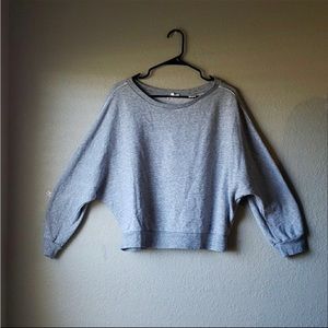 Levi's Grey Basic Long Balloon Sleeves Pullover Sweatshirt Women’s plus size 1X
